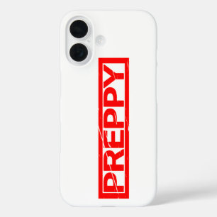 Preppy Stamp iPhone 16 Hoesje