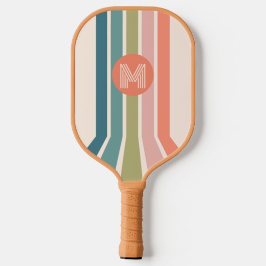  Preppy Stripe Pickleball Paddle (Achterkant)