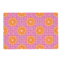 Preppy Summer Citrus Sinaasappel op Heet Roze Bamb
