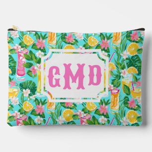 Preppy Summer Tropische Cocktails Monogram Etui