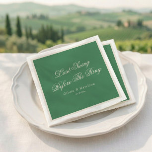 Preppy Tennis Club Groen Bachelorette Servet