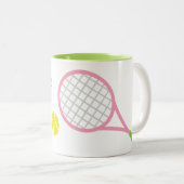 Preppy Tennis Mug personnalisée (Devant droit)