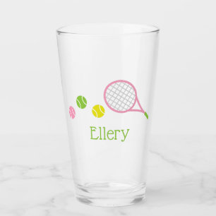 Prêppy Tennis Tennis Tumbler en verre personnalis