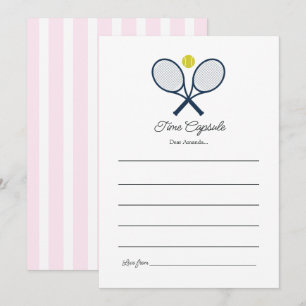 Preppy Tennis Verjaardagstijdscapsule