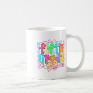 Preppy terug naar school 5e klas Coquette strik me Koffiemok