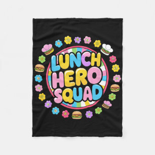 Preppy Terug Naar School Lunch Dames Team Lunch He Fleece Deken