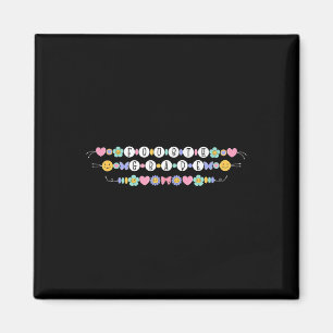 Preppy Terug naar school Vierde klas Armband Leraa Magneet