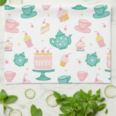 Preppy theeset en taart theedoek (Gevouwen)