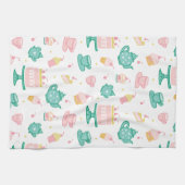 Preppy theeset en taart theedoek (Horizontaal)