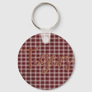 Preppy Tijger Sleutelhanger