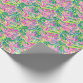 Preppy Tropical Wrapping Paper Cadeaupapier (Hoek)