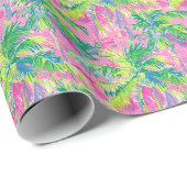 Preppy Tropical Wrapping Paper Cadeaupapier (Rol Hoek)
