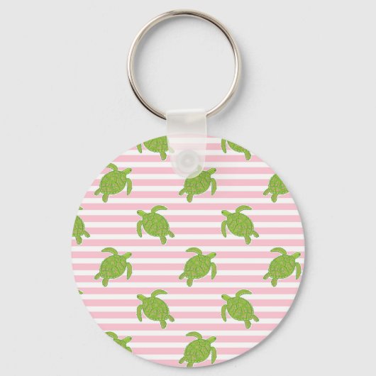 Preppy Turtles Golf Cart Sleutelhanger (Achterkant)