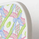 Preppy Waterverf Argyle Pickleball Paddles (Links Detail)
