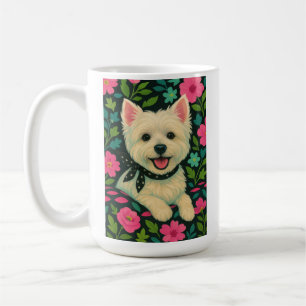 Preppy Westie Koffiemok