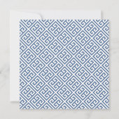 Preppy White Pumpkin Monogram Baby Boy Shower Kaart (Achterkant)