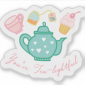 Preppy You're Tea Lightful Sticker (Voorkant)