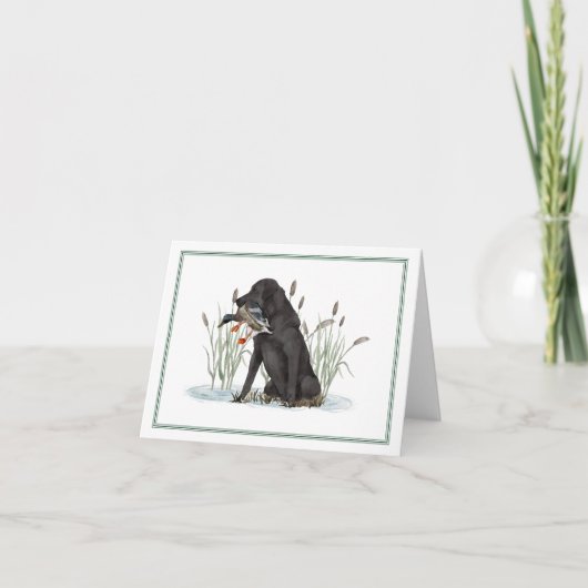 Preppy Zuidelijke Duck Hunter dank je kaart (Voorkant)