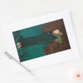 PreRaphaelite Art Circe Invidiosa Rechthoekige Sticker (Envelop)