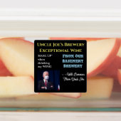 PRES BIDEN VINS ÉTIQUETTES HUMOUR (Apposé)