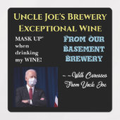 PRES BIDEN VINS ÉTIQUETTES HUMOUR (Design 2)