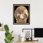 Pres. Roosevelt op POSTER YellowStone 1904 (Thuiskantoor)