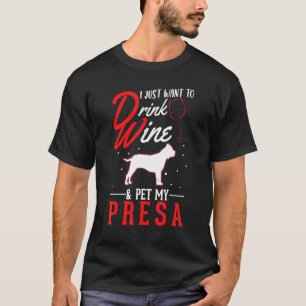 Presa Canario En Wijn T-shirt