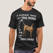 Presa Canario Gezegde mam Papa Print Canary Mastif T-shirt (Voorkant)