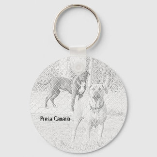 Presa Canario-Sleutelhanger Sleutelhanger