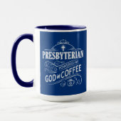 Presbytérien, propulsé par Dieu et Coffee Mug (Gauche)