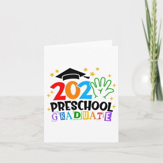 Preschool Afstuderen 2025 Afstuderen CL van 2025 K Kaart (Voorkant)