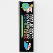 Preschool Afstuderen Ceremonie of Partij Spandoek (Verticaal)