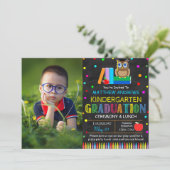 Preschool Afstuderen Ceremony Invitation Kaart (Staand voorkant)