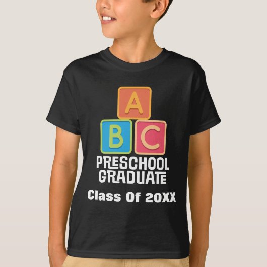 Preschool Afstuderen Klasse van Afstuderen 2015 T-shirt (Voorkant)