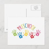 Preschool Briefkaart (Voorkant / Achterkant)