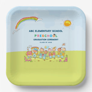 Preschool elementaire Afstuderen Papieren Bordje