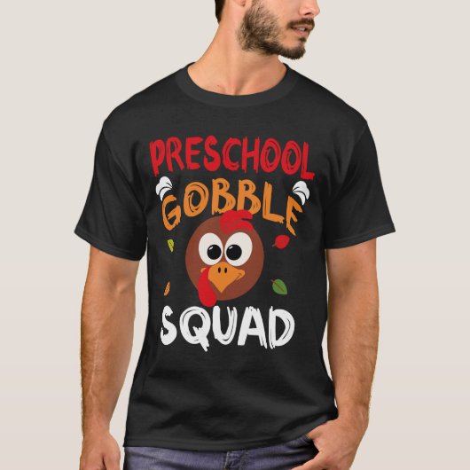 Preschool Gobble Squad T-shirt (Voorkant)
