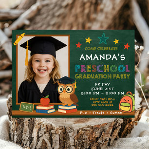 Preschool Graduation Party Celebration Kaart