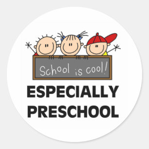 Preschool is Cool Tshirts en Gifts Ronde Sticker