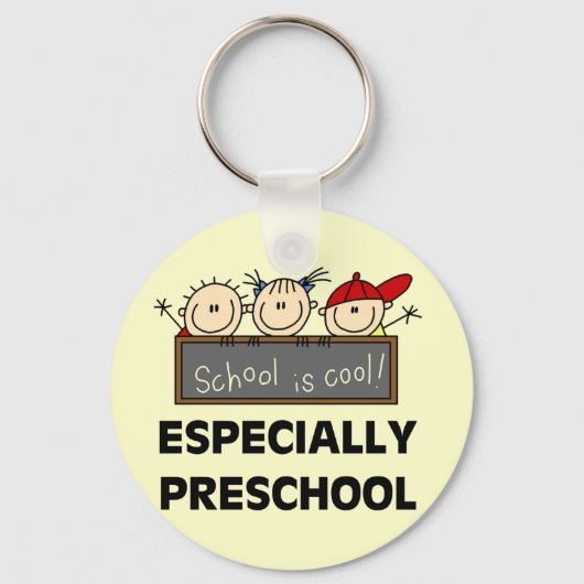 Preschool is Cool Tshirts en Gifts Sleutelhanger (Voorkant)