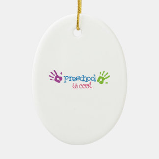 Preschool is kool keramisch ornament