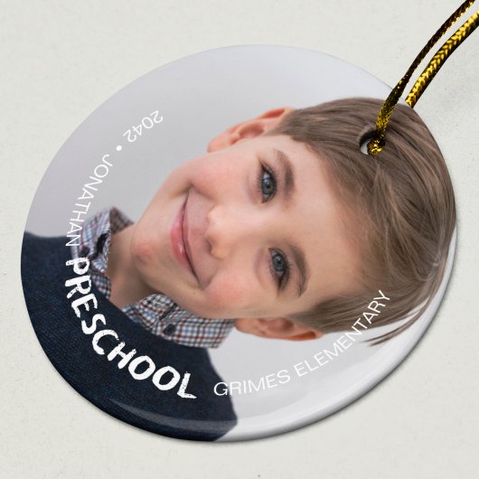 Preschool Keepsake Foto Keramisch Ornament