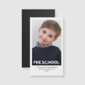 Preschool Keepsake foto magneet (Voorkant / Achterkant)