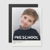Preschool Keepsake foto magneet (Voorkant / Achterkant)