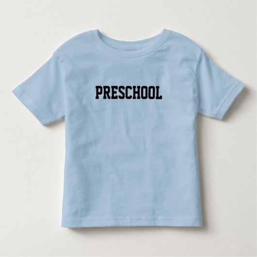 PRESCHOOL KINDER SHIRTS (Voorkant)
