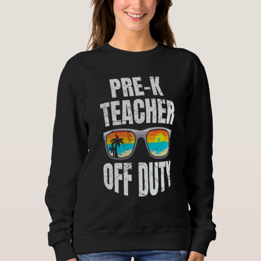 Preschool kindergarten educator off duty teacher   trui (Voorkant)