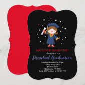 PRESCHOOL KINDERGARTEN Graduation Party Invitation (Devant / Derrière)