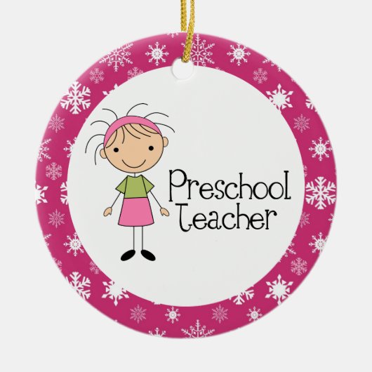 Preschool leraar ornament (Voorkant)