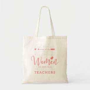 Preschool leraar Sterke Slimme God Christelijke Je Tote Bag