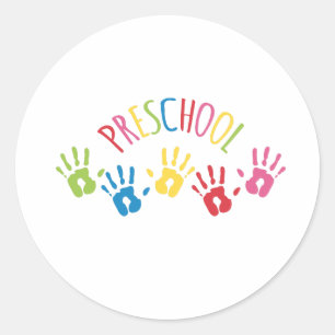 Preschool Ronde Sticker